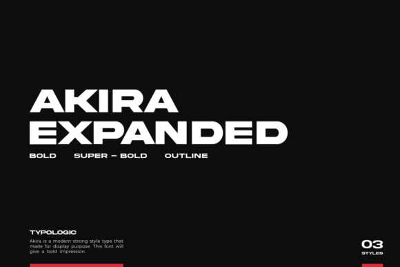 Akira Expanded: A Modern Sans Serif for Bold Design