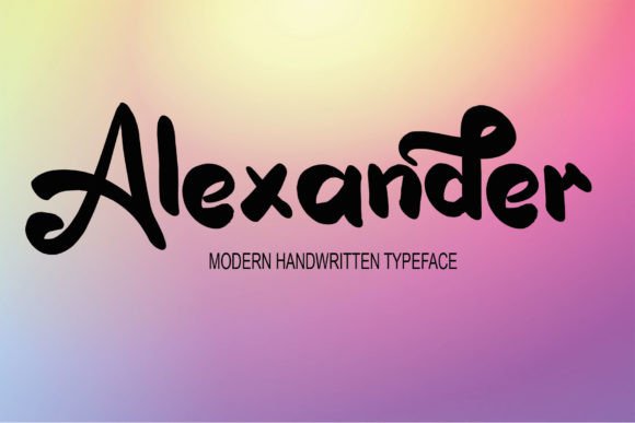 Alexander Font: A Practical Look at a Handwritten Typeface for Modern Design