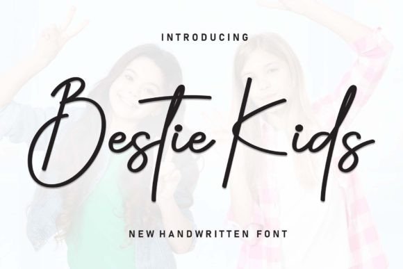 Bestie Kids: A Handwritten Font for Timeless Design