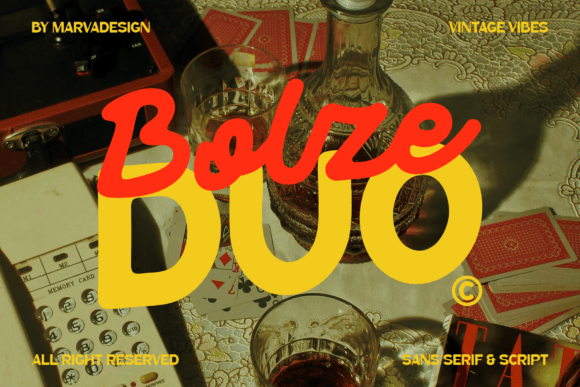 Bolze: Integrating a Bold Font Duo into Your Creative Process