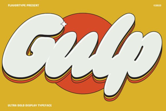 Gulp: The Fun and Chunky Display Font for Every Creative Project