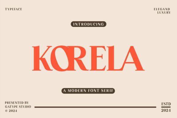 Korela: The Minimalist Font for a Modern World