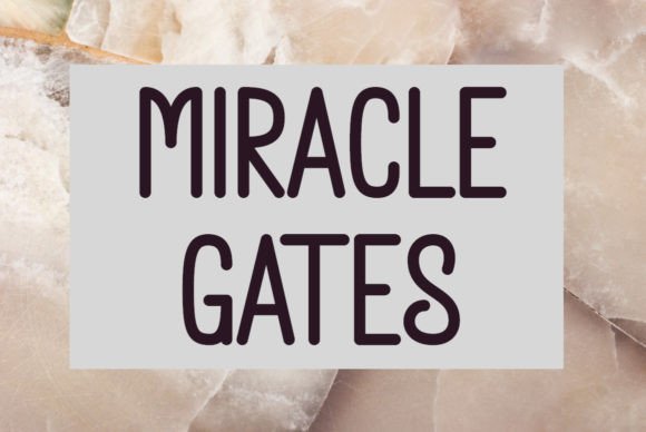 Miracle Gates: The Script Font for Elegant Design