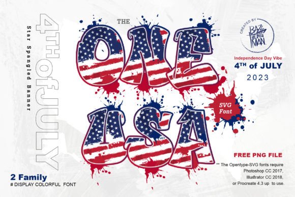 One USA: The Vibrant Color Font Powering American Design